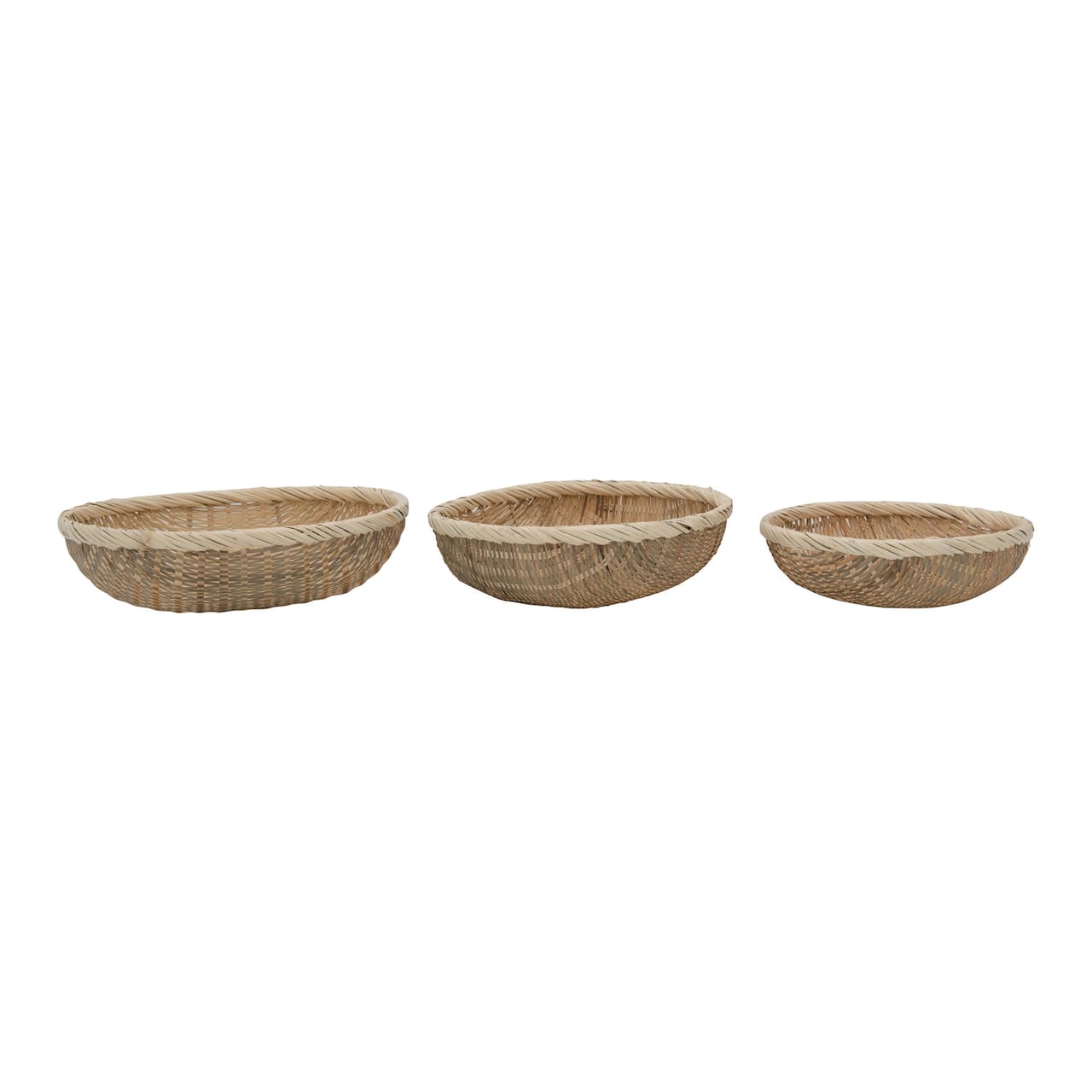 Hello Honey® Hand Woven Decorative Bamboo Basket Set